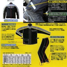 他の写真1: 【在庫限りの特価★営業日12時までのご注文で即日発送★送料無料】ラフ＆ロード★軽い★収納最小★デュアルテックスコンパクトレインスーツ レインウェア