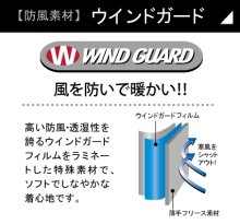 他の写真1: ラフ&ロード ウインドガードフェイスマスク 超立体仕上げ ピタットフィット ブラック RR7925