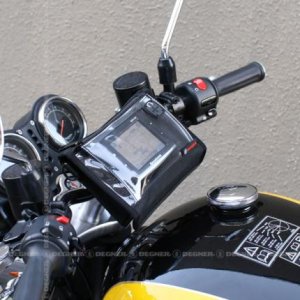 画像5: 【営業日12時までのご注文で即日発送★送料無料】DEGNER（デグナー）★ NB-35 ナビ等を収納可能 簡単脱着 ハンドルポーチ NB-35