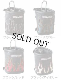 JAM'SGOLD(ジャムズゴールド)★フレアーデザイン 革調カバー付 ドリンクホルダー VULGAR