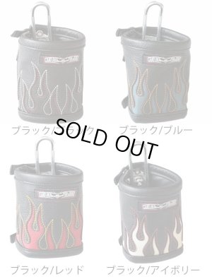 画像1: JAM'SGOLD(ジャムズゴールド)★フレアーデザイン 革調カバー付 ドリンクホルダー VULGAR