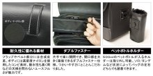 他の写真3: 【営業日12時までのご注文で即日発送★送料無料★デグナーWEB正規代理店】DEGNER（デグナー）★ NB-125 ナイロンサドルバッグ 大容量 26L ブラック