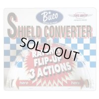 営業日12時までのご注文で即日発送★送料無料★BUCO（ブコ）★シールドの開閉を可能にする シールドコンバーター SHIELD CONVERTER クリアー