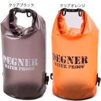 【★送料無料★在庫当店に有り】デグナー(DEGNER)★シースルーで中身が見られる 防水バッグ クリアドライバッグ NB-168