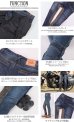 画像2: 【デグナー認定WEB正規代理店】デグナー(DEGNER)★カップ付きデニムパンツ レディース/ DENIM PANTS WITH CUP PROTECTION LADIES （ヴィンテージネイビー） (2)