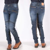 【デグナー認定WEB正規代理店】デグナー(DEGNER)★カップ付きデニムパンツ レディース/ DENIM PANTS WITH CUP PROTECTION LADIES （ヴィンテージネイビー）