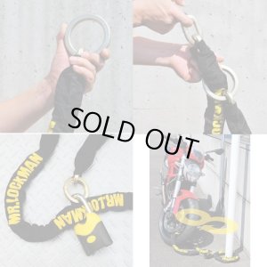 画像3: 【送料無料】ミスターロックマン ML-020 ストロング8 チェーン&パッドロック グリーン 2.4m