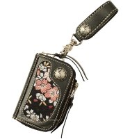 【送料無料★デグナー認定WEB正規代理店】デグナー(DEGNER)★花山キーウォレット KAZAN KEY WALLET ブラック