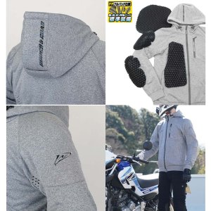 画像4: 【送料無料】ラフ&ロード (ROUGH&ROAD) ★ RR7243 エアスルーライディングフーディフルプロテクション(肩・肘・脊椎・胸)標準装備