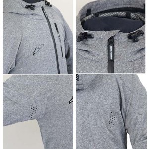 画像3: 【送料無料】ラフ&ロード (ROUGH&ROAD) ★ RR7243 エアスルーライディングフーディフルプロテクション(肩・肘・脊椎・胸)標準装備