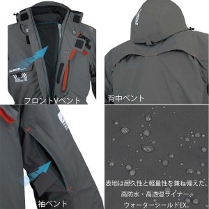 画像3: 【送料無料】 ラフ&ロード (ROUGH&ROAD) RR7252 ウォーターシールドコマンドジャケット オールシーズン対応 防風 防水 透湿 肩・肘・脊椎パッド 標準装備