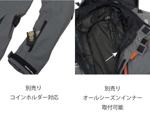 画像7: 【送料無料】 ラフ&ロード (ROUGH&ROAD) RR7252 ウォーターシールドコマンドジャケット オールシーズン対応 防風 防水 透湿 肩・肘・脊椎パッド 標準装備