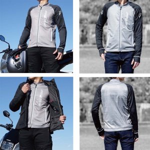 画像4: 【送料無料】ラフ&ロード (ROUGH&ROAD) ★ RR7558AP アーマージャケット エアスルーパッドセット 吸水速乾 UVカット