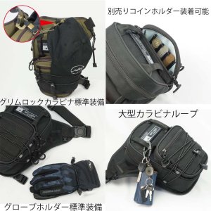 画像4: 営業日12時までのご注文で即日発送★ラフ&ロード (ROUGH&ROAD) ★ RR9704 コンバットホルスター 縦方向にしっかり容量確保した3.3Lホルスター