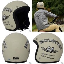 他の写真2: 【送料無料★オリオンエース公認WEBSHOP】ムーンアイズ (MOONEYES) ★ ジェットヘルメット FLY WITH MOON SG規格(全排気量対応) ロゴ入り収納袋付 OMH-029