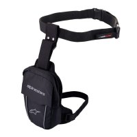 【営業日12時までのご注文で即日発送★送料無料】 アルパインスターズ (Alpinestars) ★アクセスサイバッグ バイク用 ACCESS THIGH BAG ブラック-ブラック 6108121