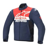 【営業日12時までのご注文で即日発送★当店在庫有★送料無料】 【alpinestars×HONDA】 HONDA SMX WATERPROOF SOFTSHELL JACKET ホンダエスエムエックスエスウォータープルーフソフトシェルジャケット ナイトネイビー-ブラック-ブライトレッド 2XLサイズ (7163 NIGHT NAVY BLACK BRIGHT RED)