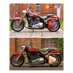 画像3: 送料無料★デグナー (DEGNER)★レザーリジッドバッグ LEATHER RIGID BAG SB-84 ブラック