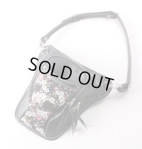 【送料無料★デグナー認定WEB正規代理店】デグナー(DEGNER)★花山ホルスターバッグ/KAZAN HOLSTER BAG 京桜/ブラック W-39K