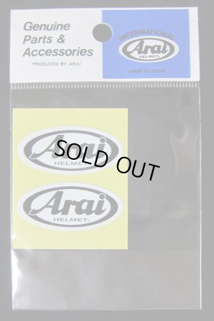 画像1: Araiアライ純正★シールド用ステッカー(4.1×1.9cm)/2枚入