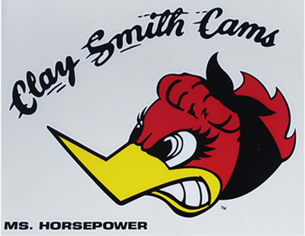 クレイスミス(CLAY SMITH)☆Ms Horsepower Sticker 15×11cm 左向き レディース ステッカー - モノダイレクト