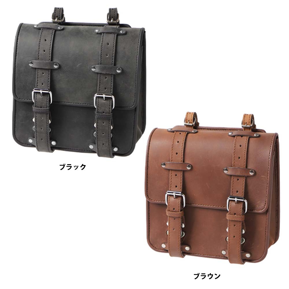 【送料無料★デグナー認定WEB正規代理店】 デグナー (DEGNER)★ コンパクト レザーサドルバッグ シンプル LEATHER SADDLEBAG SB-101