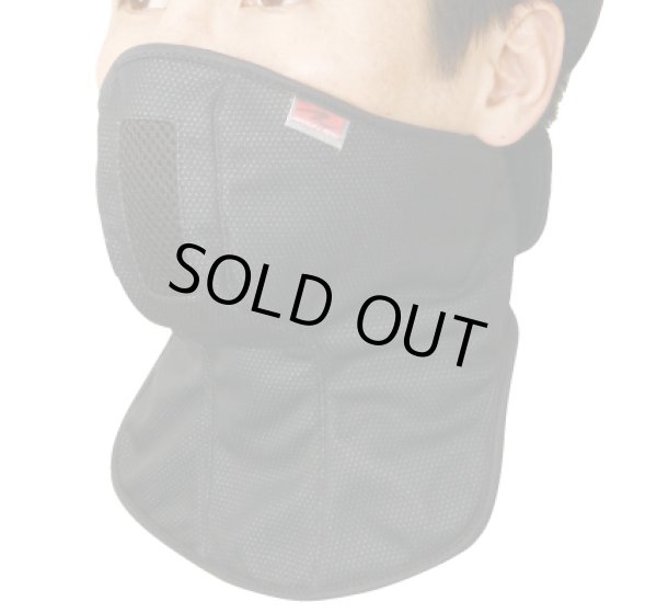 画像1: ラフ&ロード ウインドガードフェイスマスク 超立体仕上げ ピタットフィット ブラック RR7925