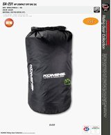 画像: コミネ(Komine)★バッグ  Waterproof(防水) コンパクト ドライバッグ35 ブラック フリー(35L)