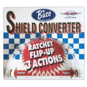 画像: BUCO（ブコ）★シールドの開閉を可能にする シールドコンバーター SHIELD CONVERTER クリアー