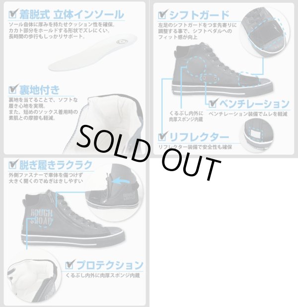 画像3: 【送料無料】ラフ＆ロード★ RR5847 シックなシンセティックレザーベース ラフライディングスニーカーSL　