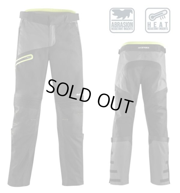 画像1: 【送料無料】ラフ＆ロード ★ AC-22424 ACERBIS (アチェルビス) ★ ブーツイン・ブーツアウトができる 裾幅調整付き フリーライドパンツ ACERBIS BAGGY PANTS ブラック/イエロー AC-22424