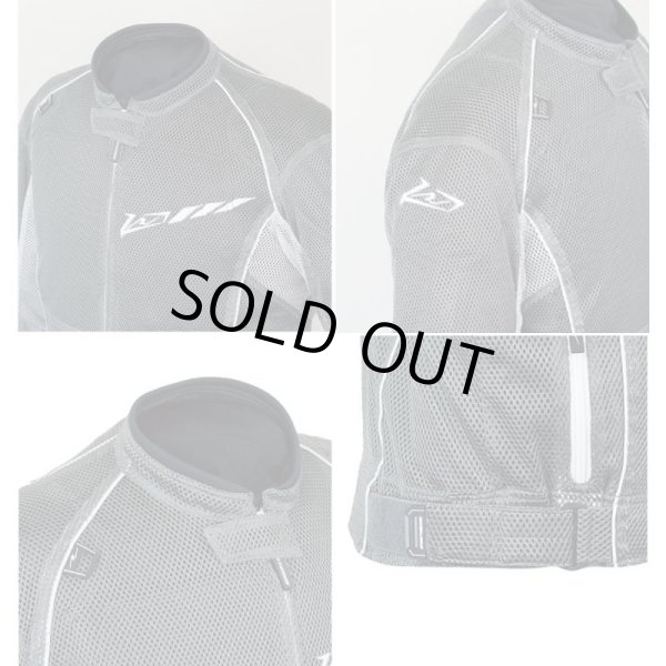 画像3: 【営業日12時までのご注文で即日発送★送料無料】ラフ＆ロード (ROUGH&ROAD)  ★ RR7341 ダイレクトエアメッシュジャケット 胸・肩・肘・脊椎パッド標準装備