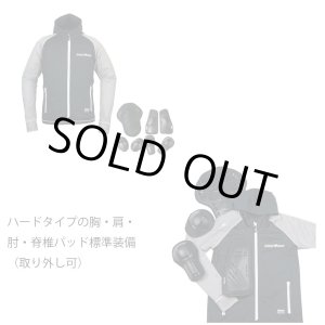 画像: 【送料無料】ラフ&ロード (ROUGH&ROAD) ★ RR7557HP アーマーフーディーハードパッドセット 吸水速乾 UVカット