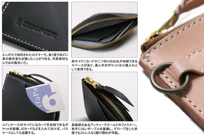 画像3: 【送料無料★デグナー認定WEB正規代理店】デグナー(DEGNER)★レザーコインケース/LEATHER COIN CASE W-85