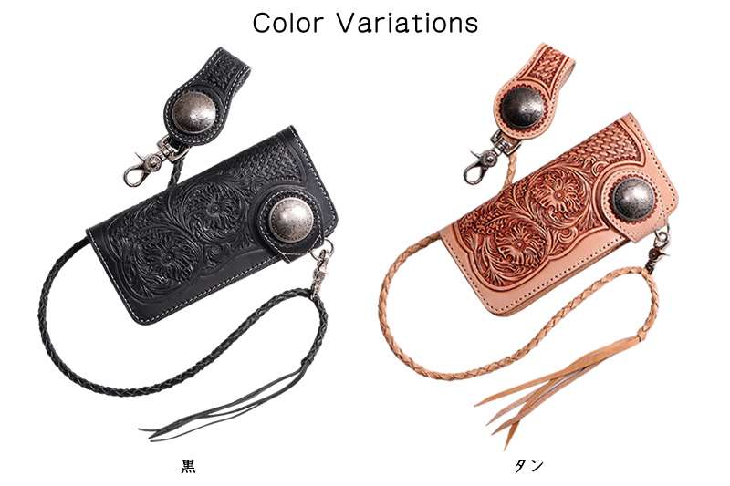 画像2: 【送料無料★WEB正規代理店】デグナー★カービングレザーウォレット/ CARVING LEATHER WALLET