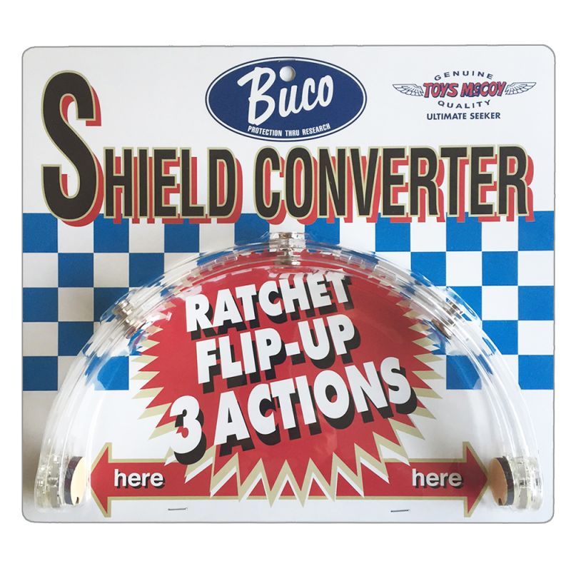 画像1: BUCO（ブコ）★シールドの開閉を可能にする シールドコンバーター SHIELD CONVERTER クリアー