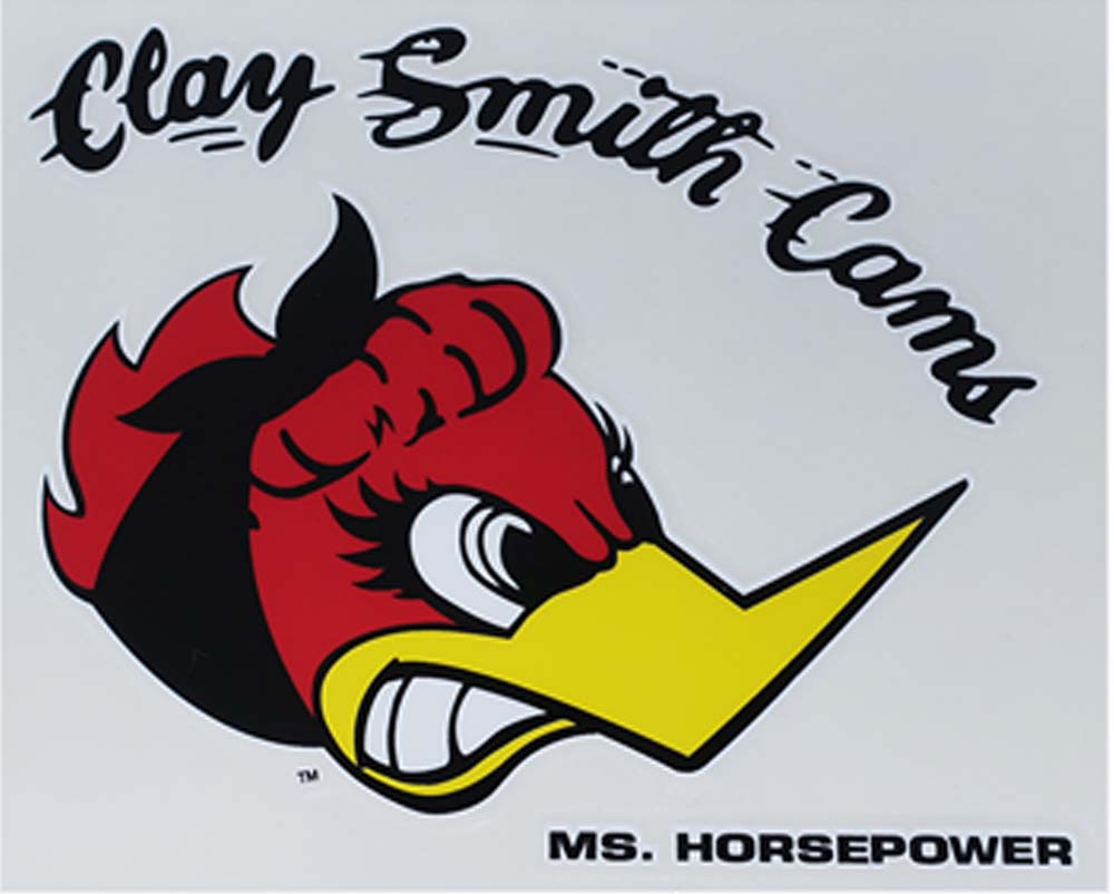 クレイスミス(CLAY SMITH)☆Ms Horsepower Sticker 15×11cm 右向き レディース ステッカー モノダイレクト
