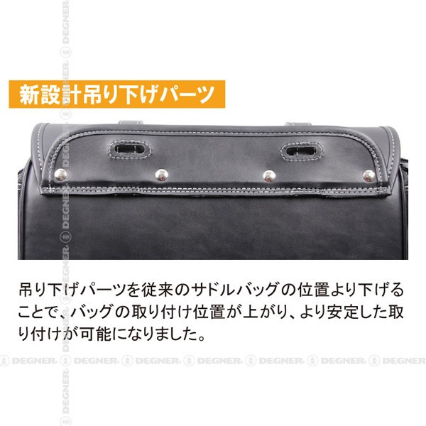 画像4: 【営業日12時までのご注文で即日発送★送料無料★デグナー認定WEB正規代理店】デグナー ★ NB-96 ウィンカー避け ナイロン サドルバッグ NYLON SADDLEBAG キズ防止のバッグカード付き！