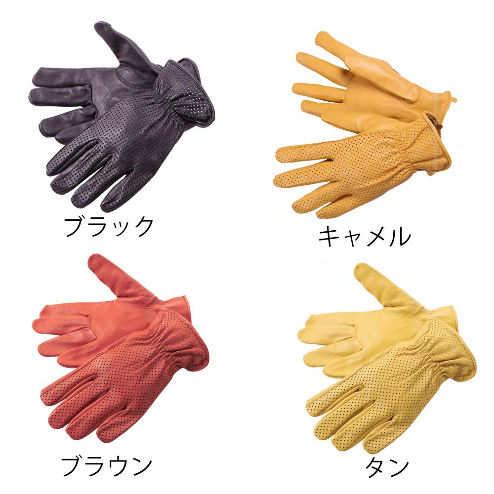 画像1: 【送料無料★デグナー認定WEB正規代理店】 デグナー (DEGNER) レザーメッシュグローブ LEATHER MESH GLOVE